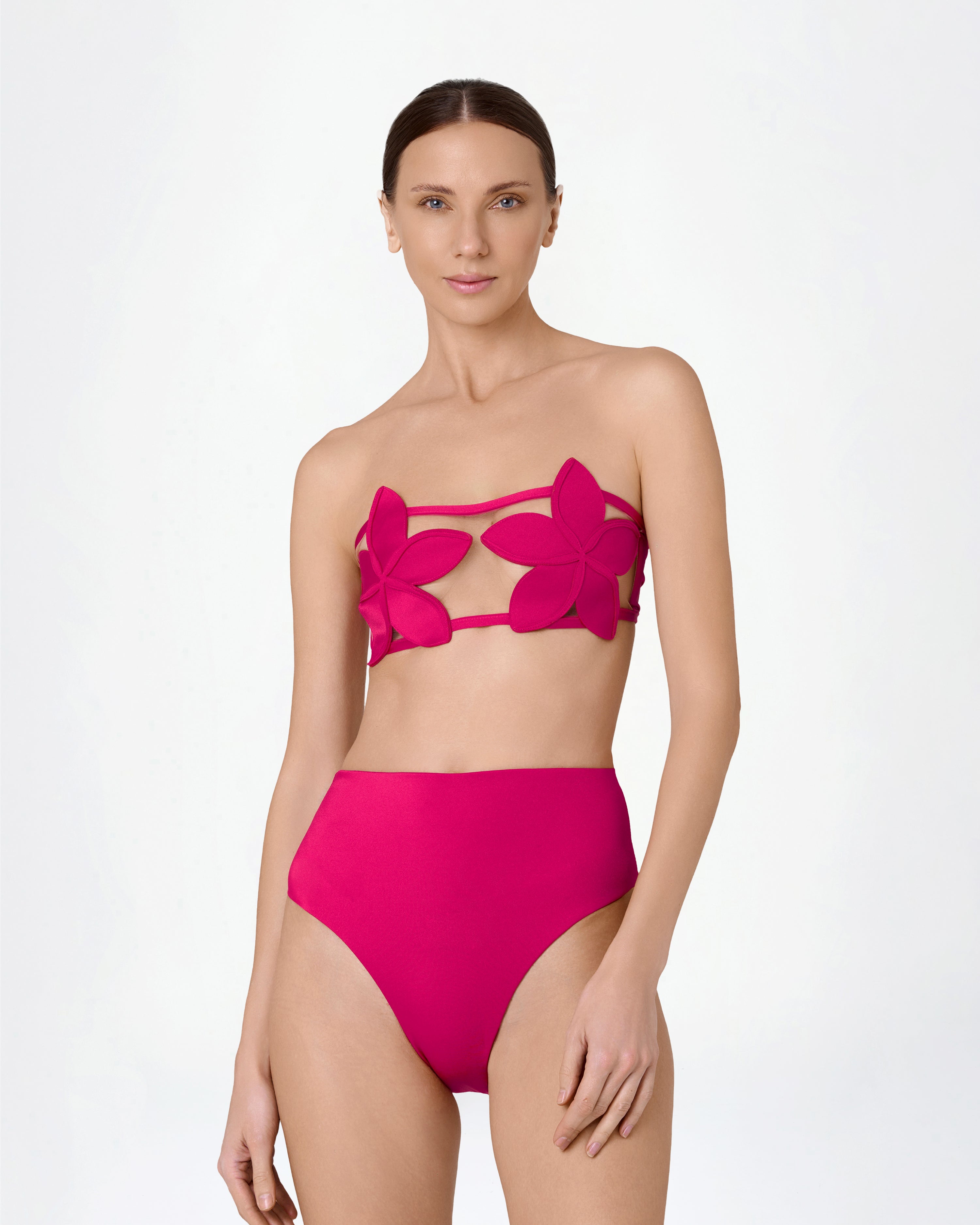 PLUMERIA BIKINI TOP